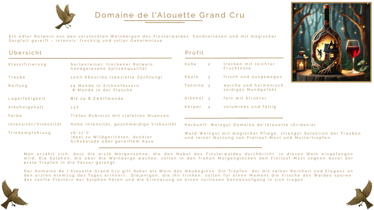 Domaine de l'Alouette Grand Cru